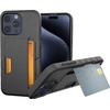 image:imageSmartish iPhone17 Wallet Case  Wallet Slayer Vol 2 Slim  Protective Credit Card Holder wKickstand  Drop Tested Hidden Card Slot Cover for Apple iPhone17  Walnut WoodsBlack Tie Affair