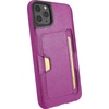 image:imageSmartish iPhone17 Wallet Case  Wallet Slayer Vol 2 Slim  Protective Credit Card Holder wKickstand  Drop Tested Hidden Card Slot Cover for Apple iPhone17  Walnut WoodsPurple Reign