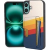 image:imageSmartish iPhone17 Wallet Case  Wallet Slayer Vol 2 Slim  Protective Credit Card Holder wKickstand  Drop Tested Hidden Card Slot Cover for Apple iPhone17  Walnut WoodsStriped Up