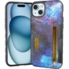 image:imageSmartish iPhone17 Wallet Case  Wallet Slayer Vol 2 Slim  Protective Credit Card Holder wKickstand  Drop Tested Hidden Card Slot Cover for Apple iPhone17  Walnut WoodsSpaced Out