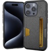 image:imageSmartish iPhone17 Wallet Case  Wallet Slayer Vol 2 Slim  Protective Credit Card Holder wKickstand  Drop Tested Hidden Card Slot Cover for Apple iPhone17  Walnut WoodsBlack Tie Affair