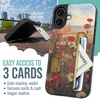 image:imageSmartish iPhone17 Wallet Case  Wallet Slayer Vol 2 Slim  Protective Credit Card Holder wKickstand  Drop Tested Hidden Card Slot Cover for Apple iPhone17  Walnut WoodsWildflower Fields