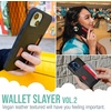 image:imageSmartish iPhone17 Wallet Case  Wallet Slayer Vol 2 Slim  Protective Credit Card Holder wKickstand  Drop Tested Hidden Card Slot Cover for Apple iPhone17  Walnut WoodsLeaf Me Alone