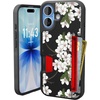 image:imageSmartish iPhone17 Wallet Case  Wallet Slayer Vol 2 Slim  Protective Credit Card Holder wKickstand  Drop Tested Hidden Card Slot Cover for Apple iPhone17  Walnut WoodsVery Cherry Blossom