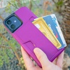 image:imageSmartish iPhone17 Wallet Case  Wallet Slayer Vol 2 Slim  Protective Credit Card Holder wKickstand  Drop Tested Hidden Card Slot Cover for Apple iPhone17  Walnut WoodsPurple Reign