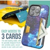 image:imageSmartish iPhone17 Wallet Case  Wallet Slayer Vol 2 Slim  Protective Credit Card Holder wKickstand  Drop Tested Hidden Card Slot Cover for Apple iPhone17  Walnut WoodsSpaced Out