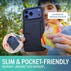 image:imageSmartish iPhone17 Wallet Case  Wallet Slayer Vol 2 Slim  Protective Credit Card Holder wKickstand  Drop Tested Hidden Card Slot Cover for Apple iPhone17  Walnut WoodsMore Prints