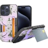 image:imageSmartish iPhone17 Wallet Case  Wallet Slayer Vol 2 Slim  Protective Credit Card Holder wKickstand  Drop Tested Hidden Card Slot Cover for Apple iPhone17  Walnut WoodsVery Cherry Blossom