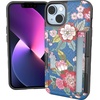 image:imageSmartish iPhone17 Wallet Case  Wallet Slayer Vol 2 Slim  Protective Credit Card Holder wKickstand  Drop Tested Hidden Card Slot Cover for Apple iPhone17  Walnut WoodsFlirty Floral