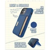 image:imageSmartish iPhone17 Wallet Case  Wallet Slayer Vol 2 Slim  Protective Credit Card Holder wKickstand  Drop Tested Hidden Card Slot Cover for Apple iPhone17  Walnut WoodsBlues on the Green