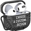image:imageSmartish AirPods 3 Case  Fairy Pod Mother Durable Cover 2021 Supports Wireless Charging Front LED Visible HighGrip Sides Included Carabiner for Keychain  Black Tie AffairSecret Menu