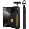 image:imageSmartish iPhone 17 Pro Wallet Case  Phone Wristlet  Slim  Protective Phone Case Credit Card Holder  Detachable Wrist Strap Loop for Apple iPhone 17 Pro  Black Tie Affair