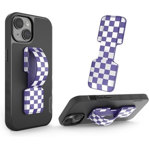 image:imageSmartish Phone Grip Loop  Prop Tart  Pop Out Finger Strap and Holder with Kick Stand Compatible with All iPhone and Android Phones  Youre Just JellyCheckerboard