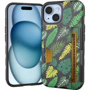 image:imageSmartish iPhone 11 Pro Wallet Case  Wallet Slayer Vol 2 Slim Protective Kickstand Credit Card Holder Silk  Black Tie AffairLeaf Me Alone