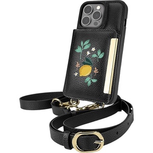 image:imageSmartish iPhone 13 Pro Crossbody Wallet Case for Women  Dancing Queen PurseClutch with Detachable Strap amp Wristlet Protective Cover with Credit Card Holder  Stiletto BlackGoldChefs Special