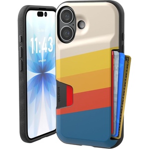 image:imageSmartish iPhone 15 Plus Wallet Case  Wallet Slayer Vol 1 Slim  Protective Credit Card Holder  Drop Tested Hidden Credit Card Slot Cover for Apple iPhone 15 Plus  Black Tie AffairStriped Up