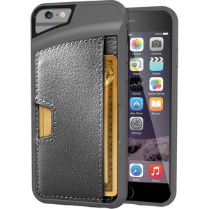 image:imageSmartish iPhone 66s Wallet Case  Wallet Slayer Vol 2 Slim Protective Credit Card Holder for Apple iPhone 6s6 Silk  Gunmetal GrayGray Matter