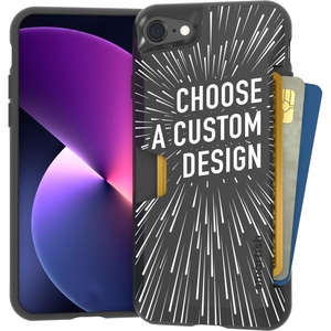 image:imageSmartish iPhone 78  SE Wallet Case  Wallet Slayer Vol 1 Slim  Protective Credit Card Holder  Drop Tested Hidden Credit Card Slot Cover for Apple iPhone 78  SE  Black Tie AffairMore Prints