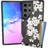 image:imageSmartish Galaxy S24 Plus Wallet Case  Wallet Slayer Vol 1 Slim  Protective Credit Card Holder  Drop Tested Hidden Card Slot Cover Compatible with Samsung Galaxy S24  Black Tie AffairVery Cherry Blossom