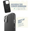 image:imageSmartish iPhone 14 Plus Slim Case  Gripmunk Compatible with MagSafe Lightweight  Protective Thin Grip Cover with Microfiber Lining  Black Tie Affair