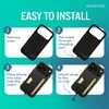 image:imageSmartish iPhone 17 Pro Wallet Case  Crossbody Lanyard Strap  Slim  Protective Phone Case Credit Card Holder  Universal Detachable Shoulder Neck Strap for Apple iPhone 17 Pro  Black Tie Affair