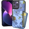 image:imageSmartish  Blue Blooms  iPhone 14 Pro Max Wallet Case  Wallet Slayer Vol 1 Slim  Protective Credit Card Holder  Fits iPhone 14 Pro Max