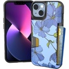 image:imageSmartish  Blue Blooms  iPhone 14 Wallet Case  Wallet Slayer Vol 1 Slim  Protective Credit Card Holder  Fits iPhone 14