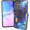 image:imageSmartish Galaxy S24 Plus Wallet Case  Wallet Slayer Vol 1 Slim  Protective Credit Card Holder  Drop Tested Hidden Card Slot Cover Compatible with Samsung Galaxy S24  Black Tie AffairSpaced Out