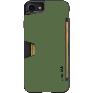 image:imageSmartish  Army Green  iPhone 13 mini Wallet Case  Wallet Slayer Vol 1 Slim  Protective Credit Card Holder  Drop Tested Hidden Card Slot Cover Compatible with Apple iPhone 13 miniWallet Slayer Vol 1