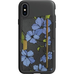 image:imageSmartish  Blue Blossoms  iPhone XXS Wallet Case  Wallet Slayer Vol 2 Slim  Protective Kickstand Credit Card Holder  Fits iPhone XXS