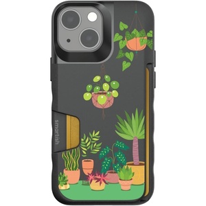 image:imageSmartish  Chlorophilic  iPhone 13 mini Wallet Case  Wallet Slayer Vol 2 Slim  Protective Kickstand Credit Card Holder  Fits iPhone 13 mini