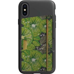 image:imageSmartish  Lime Time  iPhone XsX Wallet Case  Wallet Slayer Vol 2 Slim  Protective Credit Card Holder with Kickstand  Drop Tested Hidden Card Slot Compatible with Apple iPhone XsX