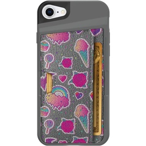 image:imageSmartish  Neon Stickers  iPhone SE Wallet Case  Wallet Slayer Vol 1 Slim  Protective Credit Card Holder  Drop Tested Hidden Card Slot Cover Compatible with Apple iPhone SE  87Wallet Slayer Vol 2