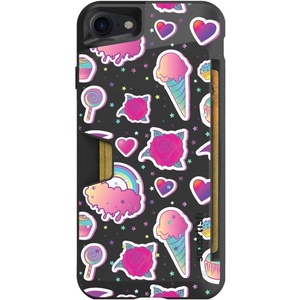image:imageSmartish  Neon Stickers  iPhone SE Wallet Case  Wallet Slayer Vol 1 Slim  Protective Credit Card Holder  Drop Tested Hidden Card Slot Cover Compatible with Apple iPhone SE  87Wallet Slayer Vol 1