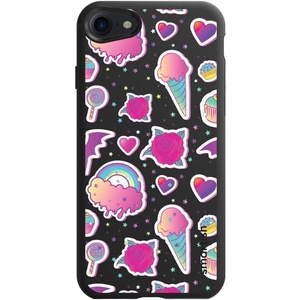 image:imageSmartish  Neon Stickers  iPhone SE Wallet Case  Wallet Slayer Vol 1 Slim  Protective Credit Card Holder  Drop Tested Hidden Card Slot Cover Compatible with Apple iPhone SE  87Gripmunk