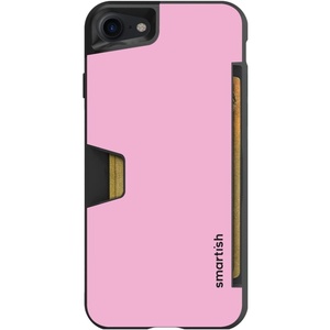 image:imageSmartish  Pink  iPhone 14 Wallet Case  Wallet Slayer Vol 1 Slim  Protective Credit Card Holder  Fits iPhone 14Wallet Slayer Vol 1