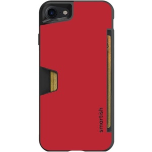 image:imageSmartish  Scarlet Red  iPhone 14 Wallet Case  Wallet Slayer Vol 1 Slim  Protective Credit Card Holder  Fits iPhone 14Wallet Slayer Vol 1