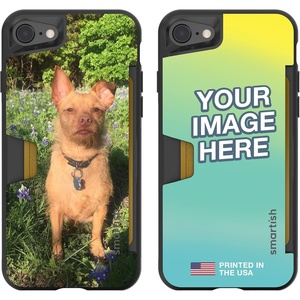 image:imageSmartish Custom iPhone 78SE 2020 Case  Wallet Slayer Vol 1 Card Case Personalized Photo Cover  Upload Your Own Picture  Protective Credit Card HolderWallet Slayer Vol 1