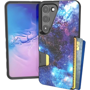 image:imageSmartish Galaxy S23 Ultra Wallet Case  Wallet Slayer Vol 1 Slim  Protective Grip Credit Card Holder  Drop Tested Hidden Card Slot Cover for Samsung Galaxy S23 Ultra  Take a HikeSpaced Out