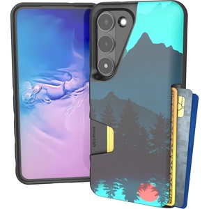 image:imageSmartish Galaxy S23 Ultra Wallet Case  Wallet Slayer Vol 1 Slim  Protective Grip Credit Card Holder  Drop Tested Hidden Card Slot Cover for Samsung Galaxy S23 Ultra  Take a HikeTake A Hike