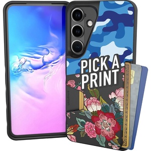 image:imageSmartish Galaxy S24 Plus Wallet Case  Wallet Slayer Vol 1 Slim  Protective Credit Card Holder  Drop Tested Hidden Card Slot Cover Compatible with Samsung Galaxy S24  Black Tie AffairSecret Menu