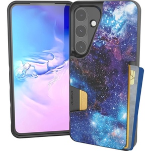 image:imageSmartish Galaxy S24 Plus Wallet Case  Wallet Slayer Vol 1 Slim  Protective Credit Card Holder  Drop Tested Hidden Card Slot Cover Compatible with Samsung Galaxy S24  Black Tie AffairSpaced Out