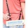 image:imageSmartish Stickon Crossbody Wallet  Dancing Queen Side Piece PurseClutch with Detachable Strap amp Card Holder  Universal Fit for iPhone amp Android Phones  Stiletto BlackSilverStiletto BlackGold