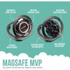 image:imageSmartish iPhone Air MagSafe Case  Magnetic Suction Mount Bundle  Gripmunk  WallFlower  Suction Stick On Phone Mount  Finger Grip Loop for iPhone  Extra Strength Magnets