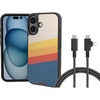 image:imageSmartish iPhone 16 MagSafe Case  USB C Lightning Cable Combo  6 Foot Fabric Wrapped Fast Charging Cable  Magnetic Slim Case Gripmunk for Apple iPhone 16