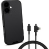image:imageSmartish iPhone 17 MagSafe Case  USBC to USBCLightning Cable Bundle  Gripmunk  Crown Joule  Magnetic Protective Case with 100W 2in1 Charger  Black