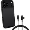 image:imageSmartish iPhone 17 Pro Max MagSafe Case  USBC to USBCLightning Cable Bundle  Gripmunk  Crown Joule  Magnetic Protective Case with 100W 2in1 Charger  Black