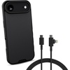 image:imageSmartish iPhone Air MagSafe Case  USBC to USBCLightning Cable Bundle  Gripmunk  Crown Joule  Magnetic Protective Case with 100W 2in1 Charger  Black