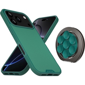 image:imageSmartish iPhone 17 Pro MagSafe Case  Magnetic Suction Mount Bundle  Gripmunk  WallFlower  Suction Stick On Phone Mount  Finger Grip Loop for iPhone  Extra Strength Magnets