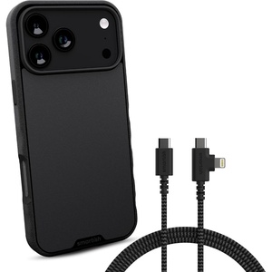 image:imageSmartish iPhone 17 Pro Max MagSafe Case  USBC to USBCLightning Cable Bundle  Gripmunk  Crown Joule  Magnetic Protective Case with 100W 2in1 Charger  Black